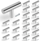 THSIREE 24 Pack Cabinet Knobs, T-Bar Cabinet Pulls Drawer Knobs, Modern Kitchen Drawer Handles Cabinet Hardware with Screws for 