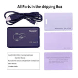 RFID Reader 125KHz Reader Reads Both 1326 Family Proximity Cards & EM4100 ID Card USB Reader Emulae Keyboard for Linux Android W