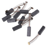 TOPPROS 10 Pcs Carbon Brushes with Wire Leads and Brush Springs Attached 19mm x 7 mm x 6 mm for Generic Electric Motor