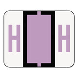 Color Code Labels, quot;H quot;, 11/4 quot;x1 quot;, 500/RL, Lavender