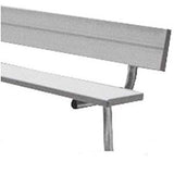 15' Permanent Bench W/ Back