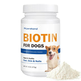 Biotin for Dogs, Supports Shiny Coat and Healthy Skin, Strengthens Dog Nails, Biotin Powder Supplement for Dog Shedding, Dry Ski