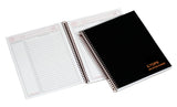 Tops Products Aion Planner, Side Wirebound, 8-1/2X6-3/4, 100 Sheets, Black (Top63828),White