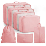 Msa 7Pcs Travel Packing Cubes Set | Luggage Organizer Bags With Laundry Bag, Shoe Bag, Toiletry & Cosmetic Pouch | Lightweight N