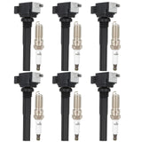 ECCPP UF826 6 ignition coils with 6 iridium Spark Plugs for ford Expedition 2018-2020 for F-150 2017-2011 GT 2017-2020 Navigator