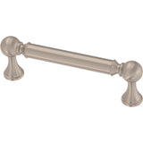 FRANKLIN BRASS Classic Farmhouse (10-Pack) Cabinet Handles 3-3/4 Hole Center Pulls | Satin Nickel Hardware Kitchen Door, Drawers