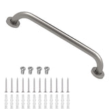 ELLO&ALLO Brushed Nickel Bathroom Shower Grab Bar, Home Care Bath Hardware (16 Inch)