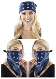 Paropkar 100% Cotton Bandanas MultiPurpose Party Outdoor Favor Scarf Headband Handkerchiefs For Unisex Women Men Boy Girls