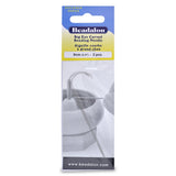 Beadalon 700A300 Big Eye Curved Needles 3.5Inch 2 Pieces Stainless