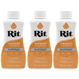 Rit Dye - 8 Oz. Liquid Fabric Dye for Clothing, D cor, and Crafts - Marigold (3 Pack)