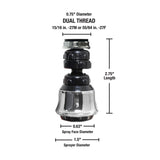 Danco 10500 Dual Threaded Water Saving Faucet Aerator, 15/16-27 Male X 55/64-27 Female, 1.5 Gpm
