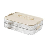 ATORSE Dumplings Organizer Food Preservation Tray for Steamed Buns Noodles Biscuits 2 Layer Home & Garden | Kitchen, Dining & Ba