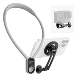 Neewer Magnetic Neck Holder for Action Camera Phone Hands Free Neck Tripod Chest Mount Compatible with GoPro DJI Insta360 iPhone