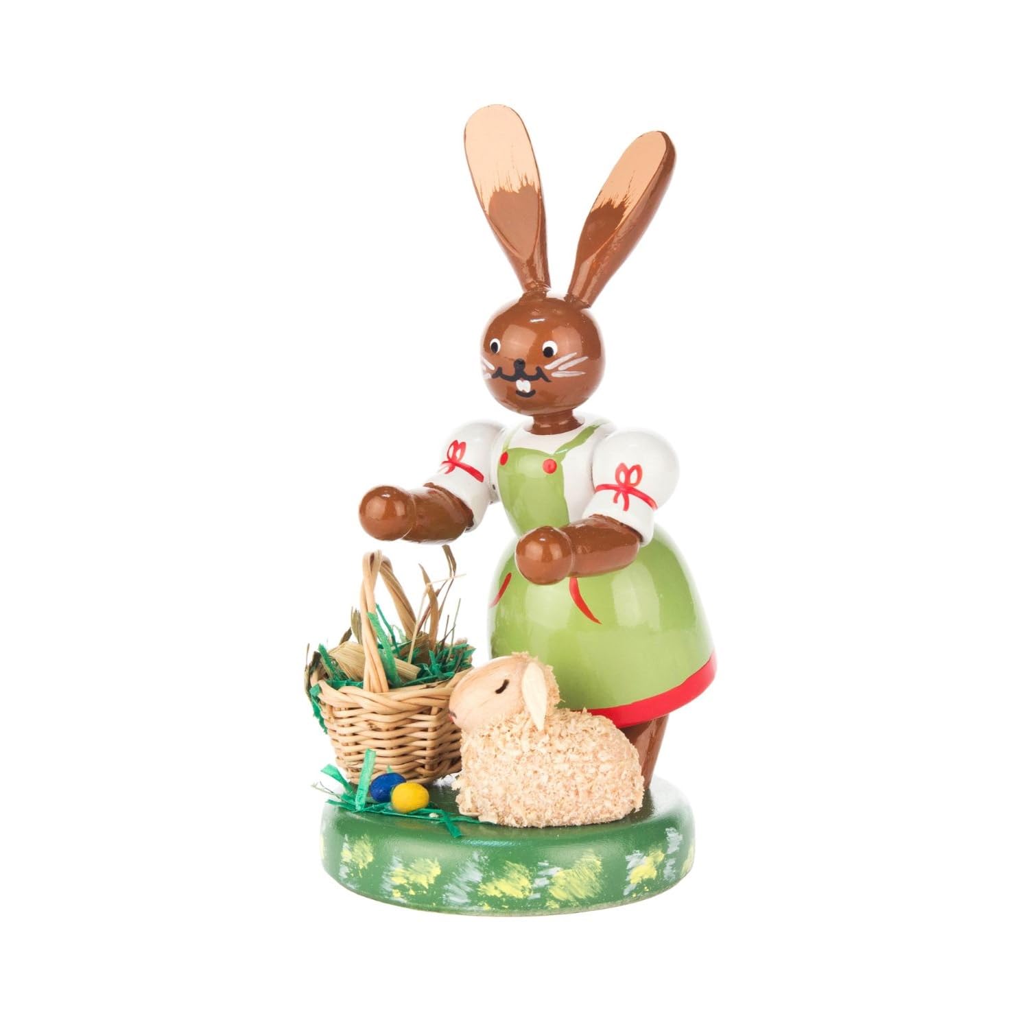 Alexander Taron 224-501 Dregeno Easter Figure-Rabbit With Lamb-4' H X 2.25' W X 2' D, Brown