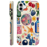 Generic Compatible with for iPhone 16,European Collage Lovely Phone Case for Girl Women Boy Men,Scratch Resistant Shockproof Cov