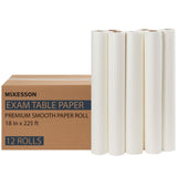 McKesson Medical Exam Table Paper [12 Rolls] - Bed Table Sheet Cover for Diaper Changing, Waxing, Nursing, Chiropractor, Pattern