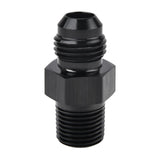 EVIL ENERGY 6AN Male Flare to 1/8 NPT Pipe Fitting Adapter Aluminum Straight Black