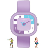 Spiky Analog Watch For Kids (Purple) | Water Resistant, Scratch Proof & Lightweight | Durable Silicone Strap | Unisex Best Birth