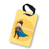 Customized Luggage Tag For Travel/School Super Teacher Personalize With Name Mdf Material 2.5 * 3.75 Inches Multi Colo