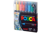 Uni-posca Paint Marker Pen (0.7mm,8 Colors)