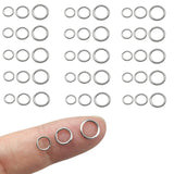 1000pcs 6mm 7mm 8mm Stainless Steel Jump Rings Connector Rings for DIY Craft Jewelry Making Necklaces Bracelet Earrings Keychain