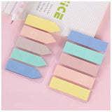 Zarwani Set of 2 Sticky Note Pastel Colour Soft Memo Arrow Flag Index Mini Text Highlighter Strips Neon Coloured Index Tabs Arro