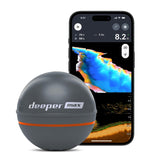 Deeper MAX Castable GPS Fish Finder- Portable Chirp Sonar Depth and Fish Finder for Boat Fishing, Ice Fishing, Shore Fishing - P