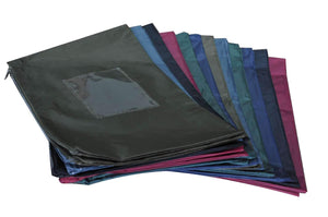12Pcs Zipper File Bags, Quality Office Filing Documents Storage Bags,A4 Business Zipper File Bags .
