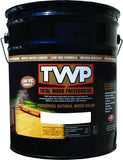TWP 1520 Pecan Low VOC Wood Preservation Stain - Eco-Friendly, Long-Lasting Protection, UV & Water Resistant, Easy to Apply - 5 
