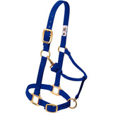 Weaver Leather Original Adjustable Nylon Horse Halter, Average Horse, Navy