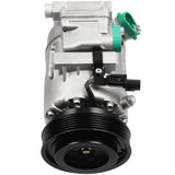 cciyu Air Conditioning Compressor for Hyundai Sonata 2006-2008 for Hyundai Santa Fe 2.7L 2007-2009 Replaces AC Compressor for Ca