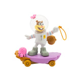 SpongeBob SquarePants, Jelly Fishin Gliders Sandy Cheeks, 5Pull-Back Racing Toy with Jellyfishing Action, Ages 3+