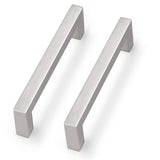 Probrico 4 Inch Satin Nickel Cabinet Pulls Stainless Steel, 30 Pack Door Cabinet Handles,Drawer Dresser Pull Knobs Kitchen Furni