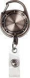 Cosco MyID Carabiner Reel for ID Badge Holders, Key Cards and ID Cards, Pewter Style (075031)