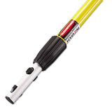 Rubbermaid Commercial, QuickConnect Straight Adjustable Extension Handle/Pole Cleaning Tool for Floors, Walls, Ceilings, Wind