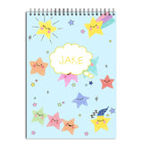 Funcart Customized Drawing File For Office/School Star Birthday Theme Personalized Name 100 Gsm Paper 7.5 * 11 Inches D