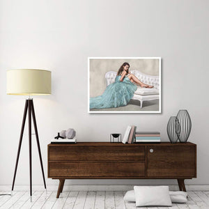 The White Sofa-Paper Art-42,,X32,,