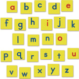 Really Good Stuff EZread Magnetic Foam Lowercase Letter Tiles - 52 Tiles, 1 3/8 Squares | Ages 4-9, Grade K-3, Alphabet for Kids