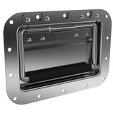 TCH Hardware Large Recessed Handle | Metal Hardware Handle | Silver