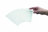 Brady 99272 Clear Polyester Protective Overlaminate For WriteOn Labels , Clear, 4.5 Height x 6.5 Width (25 Labels per Package