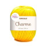 Circulo Charme Yarn for Crochet and Knitting - 433 yds - 100% Mercerized Brazilian Virgin Cotton - Soft Sport Weight - Color 128
