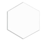 4 Pack Acrylic Blanks White Hexagon 3 DIY Christmas Ornaments Coasters Wedding Event Decor Arts and Crafts Painting Tiles 1/8 Th