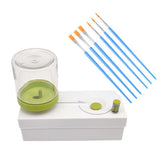 AllinOne Paint Brush Cleaner & Rinser Set Detachable Water Bottle & Compact Design | Perfect for Classrooms, Studios & Outdo