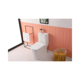 Elegant Lighting Winslet One-Piece Floor Square Toilet 27X14X31 In White
