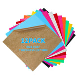 Deylixay-12Pack 1/8 Thick 8 x 8 Inch 3mm, Colored Plexiglass Sheets, Acrylic Sheets for Laser Cutting, Engraving,Badges, Uv Prin