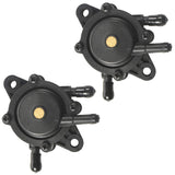 HQRP 2-Pack Fuel Pumps compatible with John Deere LG808656 M138498 M145667 Replacement fits 647 657 667 LA115 L120 L130 LA130 LA
