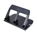 Office mate Heavy Duty 3 Hole Punch with Padded Handle, 40Sheet Capacity, Black (90089)