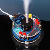 STEM Electronic DIY Kit Humidifier Soldering Project Kit, Temperature OLED Display Humidity Control, Auto-Off Timer and Memory F
