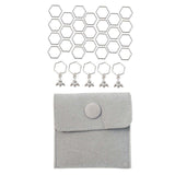Ilsmysutra Stitch Markers Ring Marker Zinc Alloy 30Pcs Needles Point Stitch Needle Clip With Gray Bag |Crafts | Needlecrafts & Y