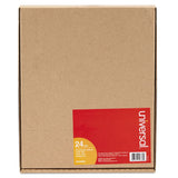 Universal UNV20830 5 Tab 11 in. x 81/2 in. Buff Insertable Tab Index (24/Box)